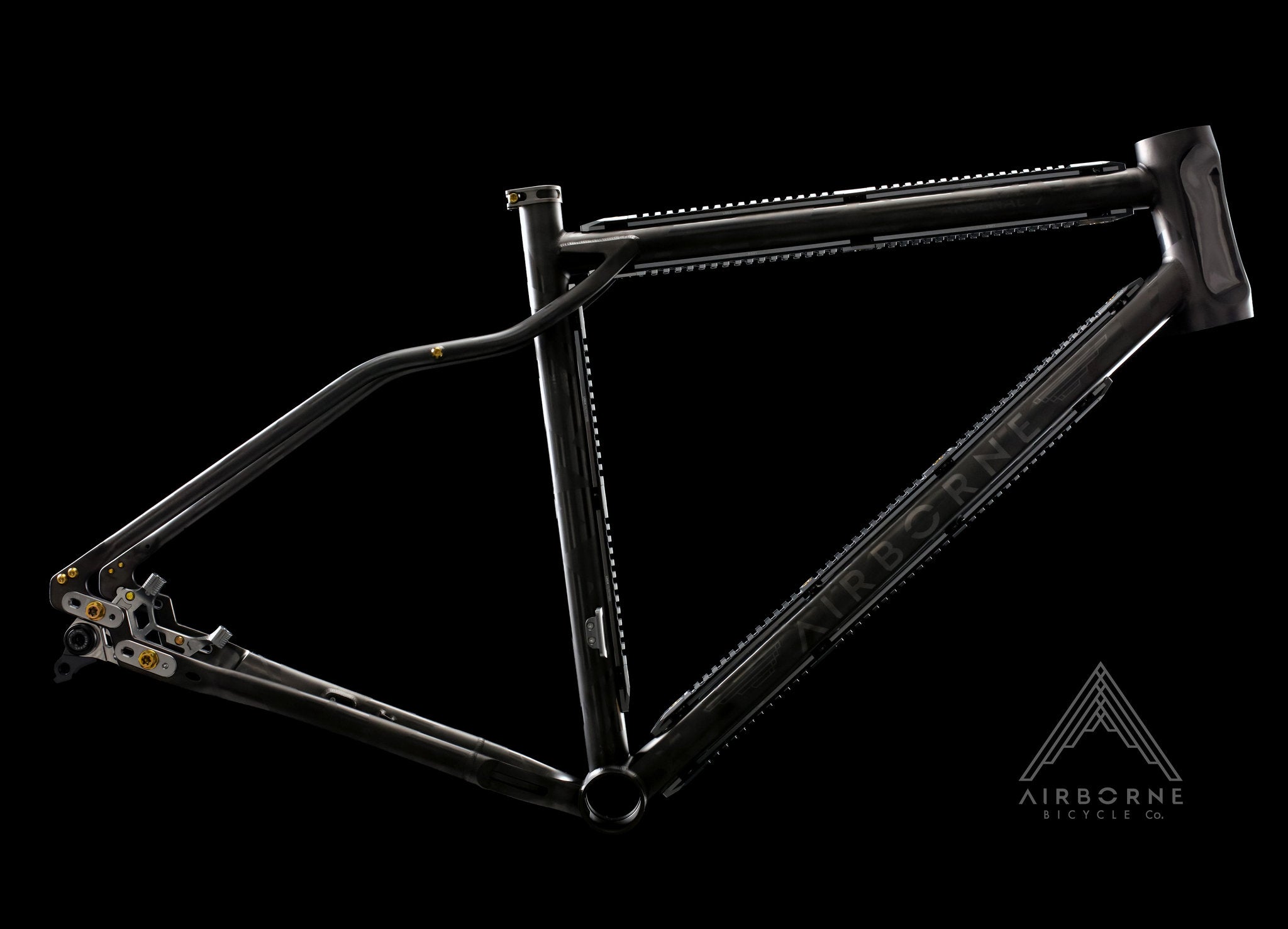 Arsenal 7°// Titanium Gravel - Bikepacking Frame Set – Airborne Bicycle Co.